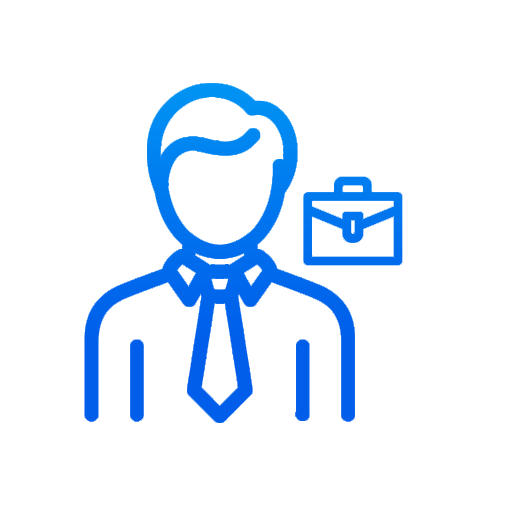 Service delivery professionals icon representing expert support and operations team